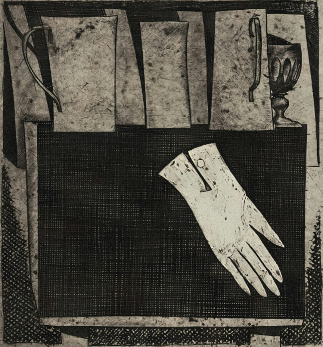 Flatbed scanner digitizing an old photograph with archival gloves nearby